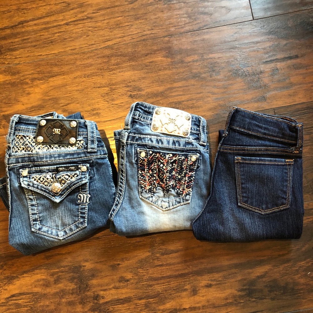 Girls size 10 Jeans Lot- Miss Me and Old Navy